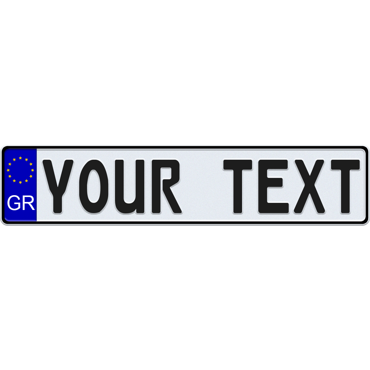 Greece European License Plates