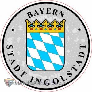 Bayern - Ingolstadt (Home of Audi) German License Plate Registration Seal