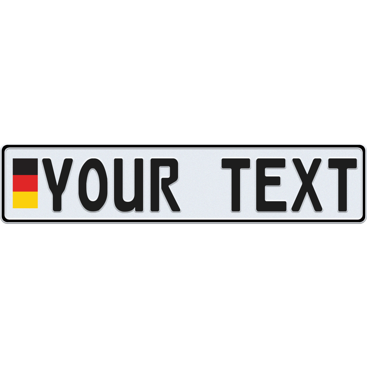 German License Plate - Military